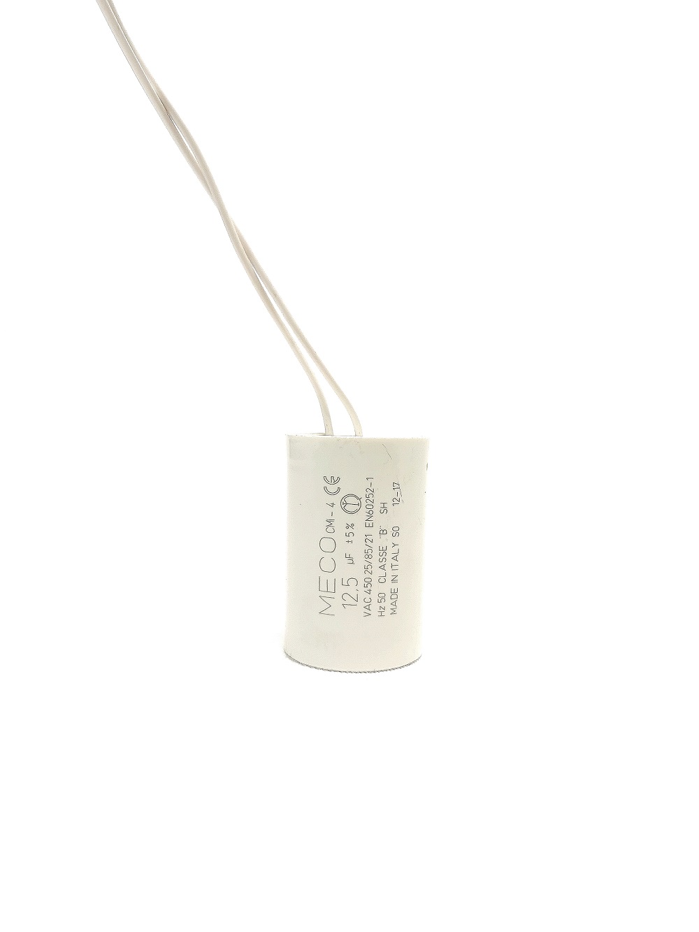 Condensateur de démarrage 12.5uF  450v pour moteur électrique monophasé – CONDO12.5UF