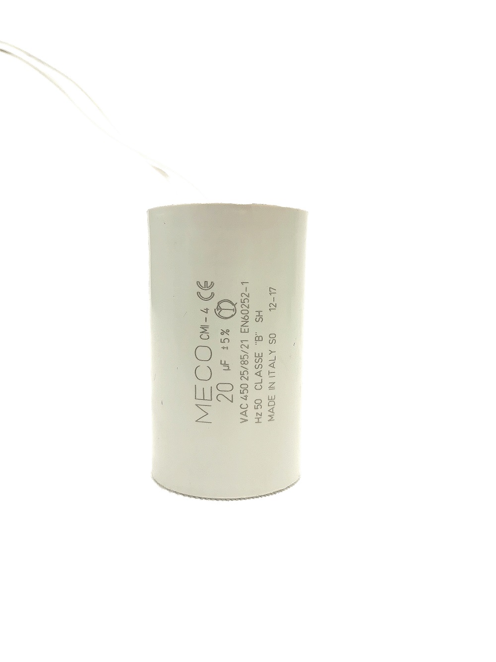 Condensateur de démarrage 20uF  450v pour moteur électrique monophasé – CONDO20UF