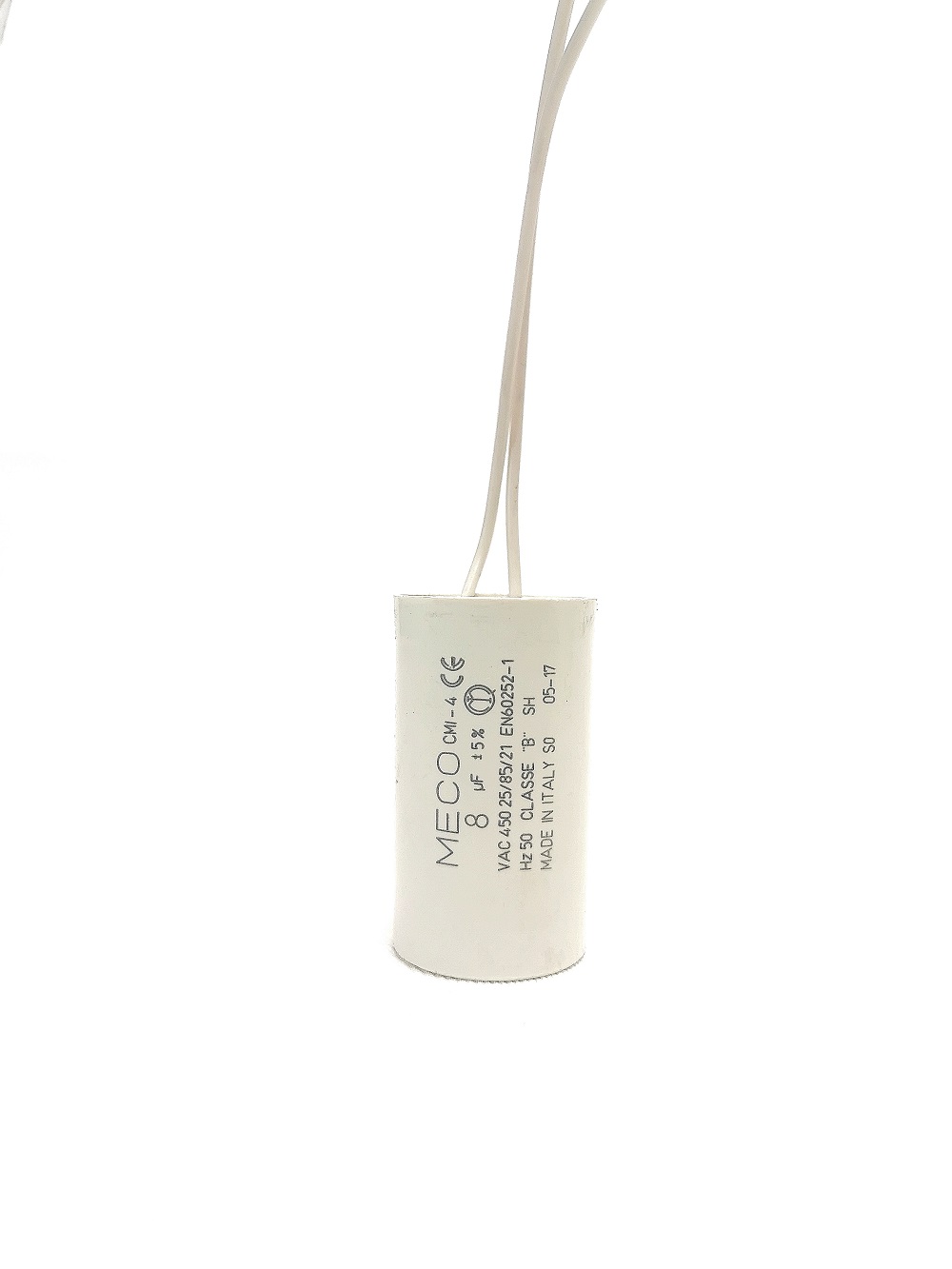 Condensateur de démarrage 8uF  450v pour moteur électrique monophasé – CONDO8UF