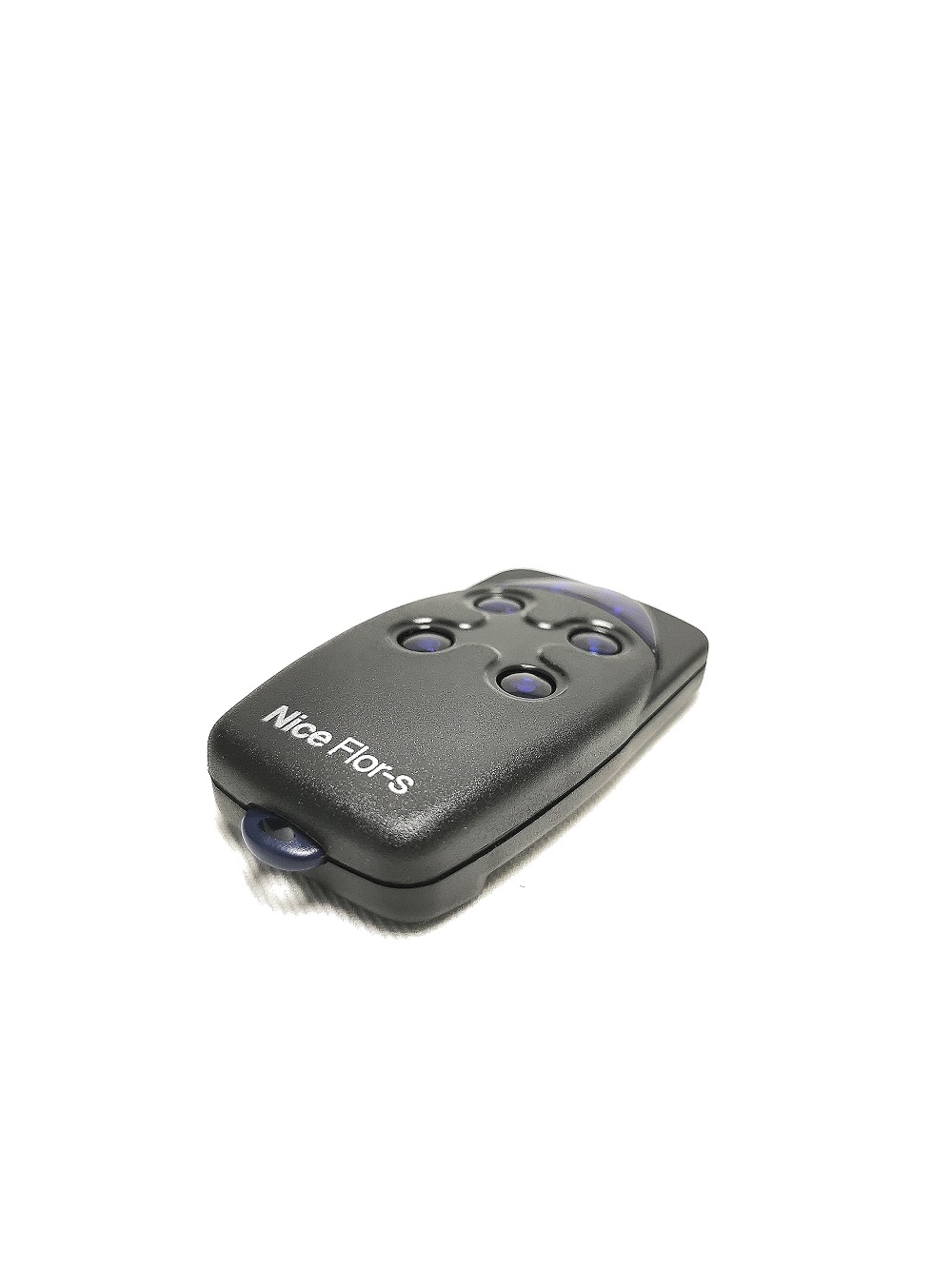 Télécommande Nice FLO4R-S – 4 canaux. Fréquence 433Mhz codification par rolling code, sécurité absolue garantissant l'impossibilité de cloner l'émetteur.