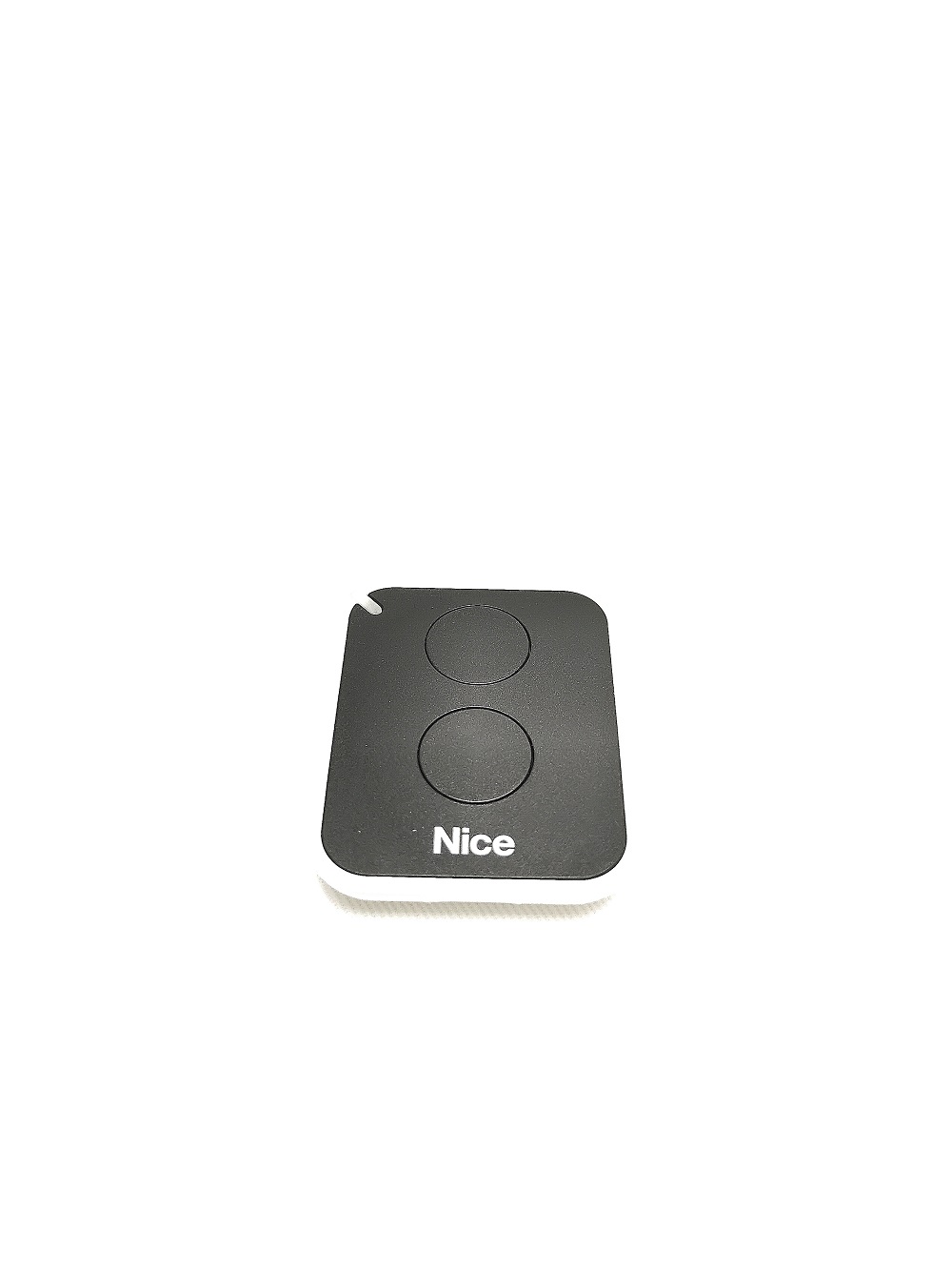 Télécommande Nice ERA ON2E 2 canaux Fréquence 433Mhz rolling code. Elégante et pratique, se fixe sur le mur ou le tableau de bord. Support inclus