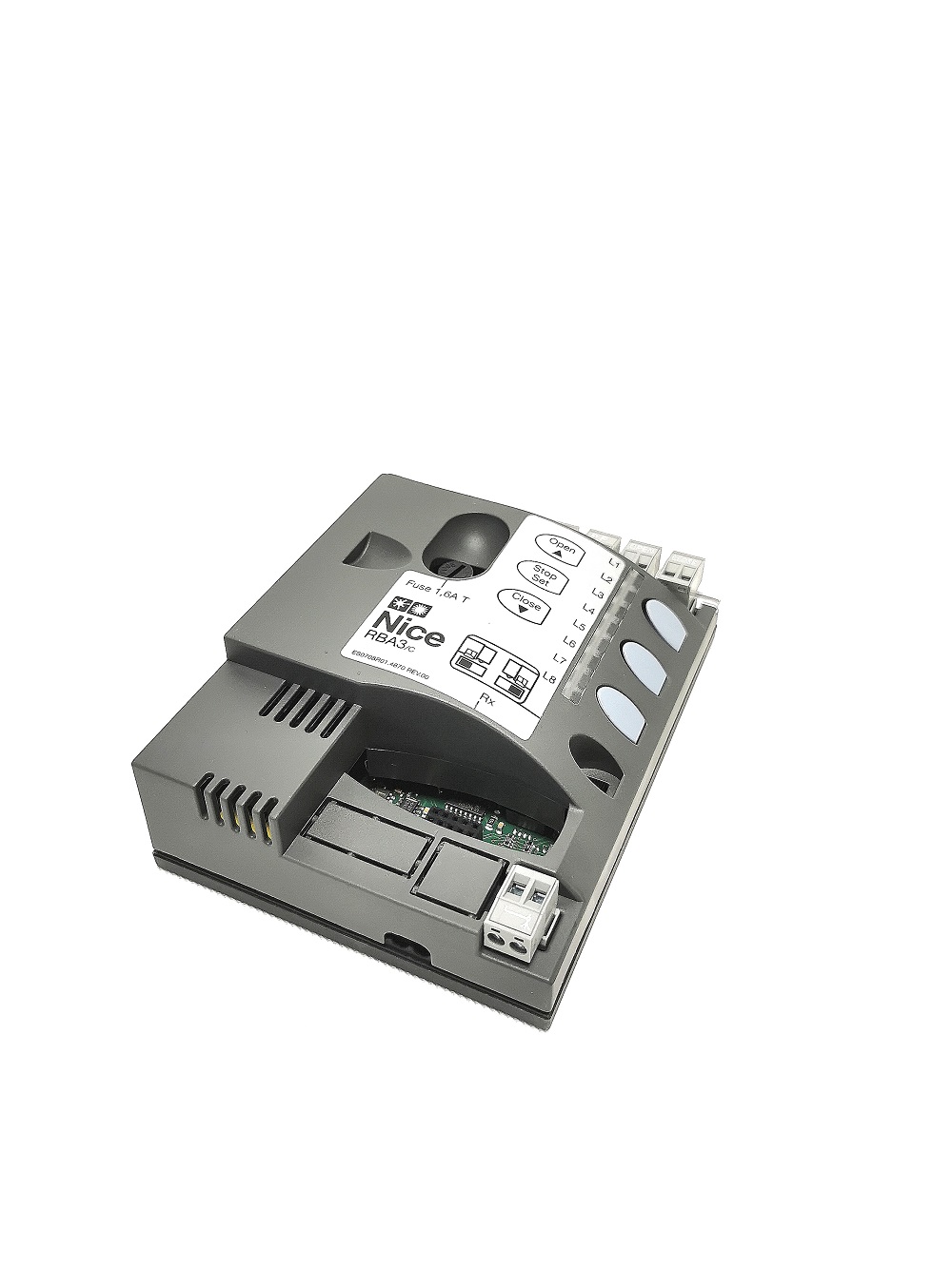 Logique de commande NICE RBA3/c de remplacement pour moteur NICE Robus RB400 RB600 RB1000. Carte d'origine 100% compatible.