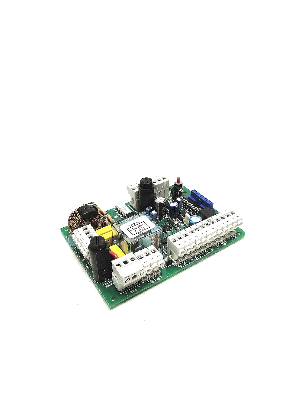 Armoire de commande - programmateur électronique CARDIN - TELCOMA T101 pour 1 moteur 230V avec ralentissement en ouverture et fermeture.
