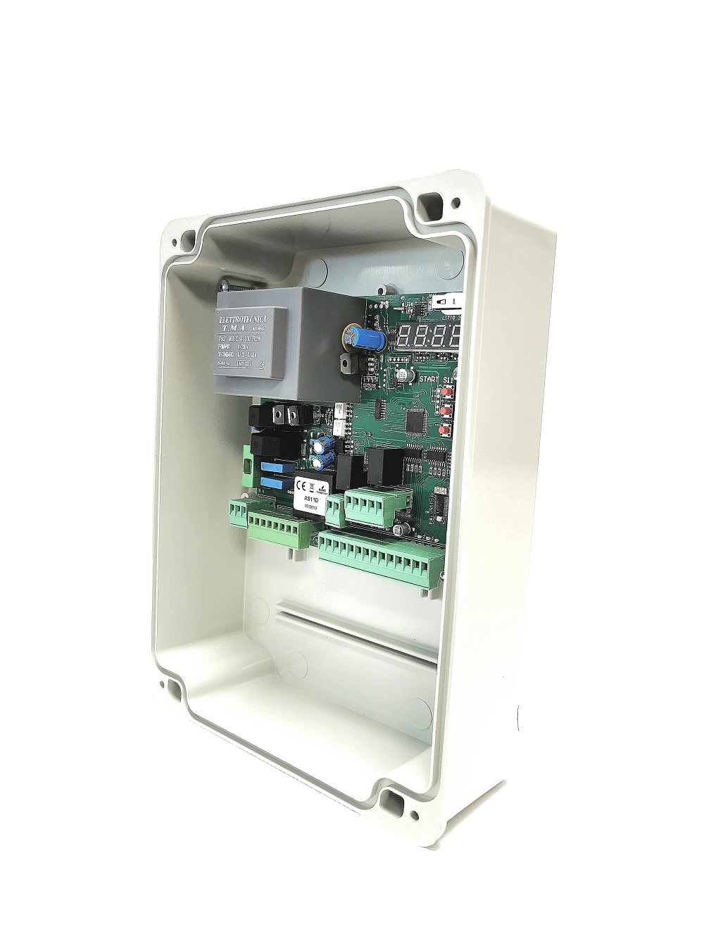 Armoire de commande DNA – AS11D pour 1 ou 2 moteurs 230V avec afficheur