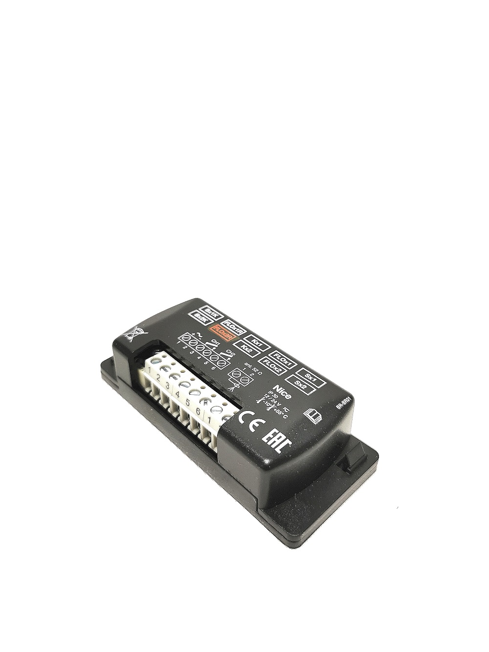 Récepteur radio de la marque Nice FLOX2R - 2 canaux - universel 2 canaux avec mémoire - Fréquence 433Mhz -12/24 Volt - DNA