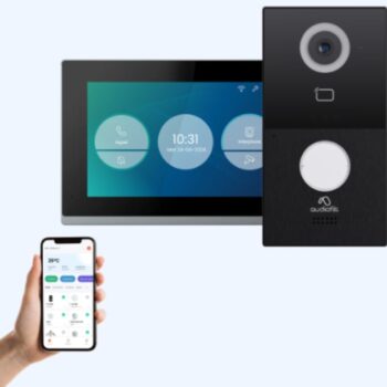Kit vidéophone 2 fils écran tactile couleur 7" avec transfert d'appel sur smartphone - KIT VISTA ONE
